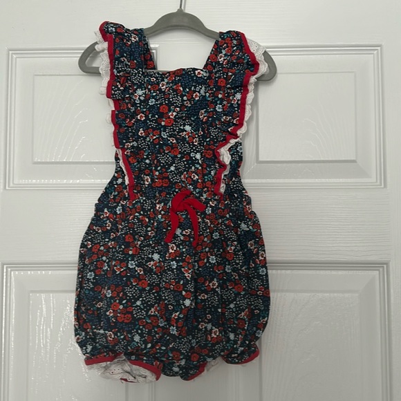 Love + Grow Clothing Co Ruffled Romper 4T